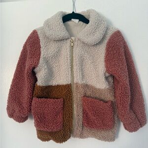 Cozy Sherpa Colorblock  H&M Jacket Kids